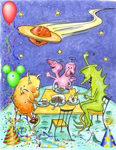 happy aliens